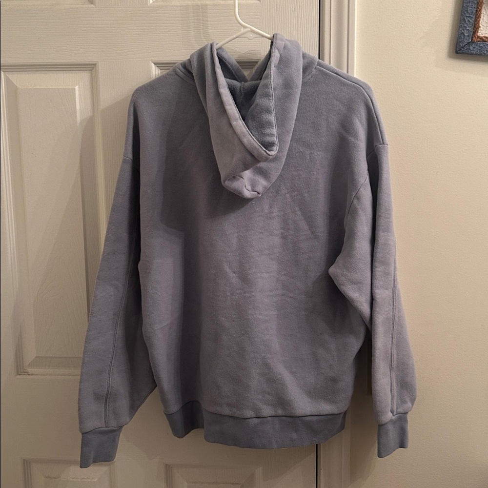 Vans Light Gray-Blue Comfy Hoodie - -Sz XS with Kangaroo Pocket - Picture 2 of 5